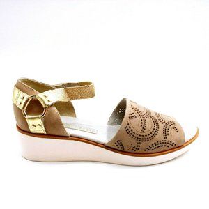 Lori Goldstein Saysha‎ 2 Suede Wedge Sandals 6